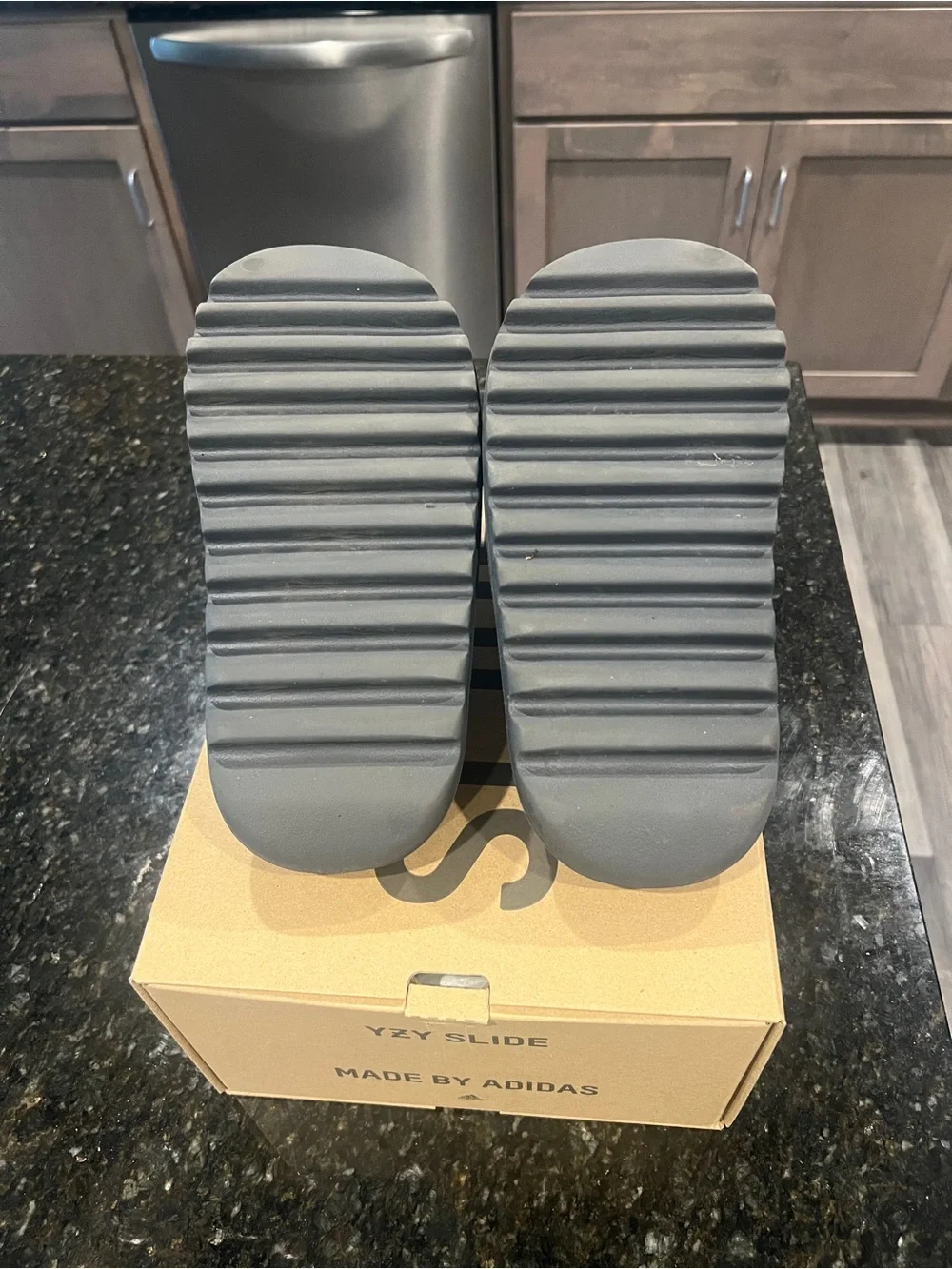 adidas YZY Slide in Charcoal